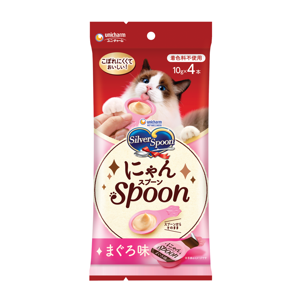 Unicharm Silver Spoon Tuna Wet Cat Treat 4pcs/pack