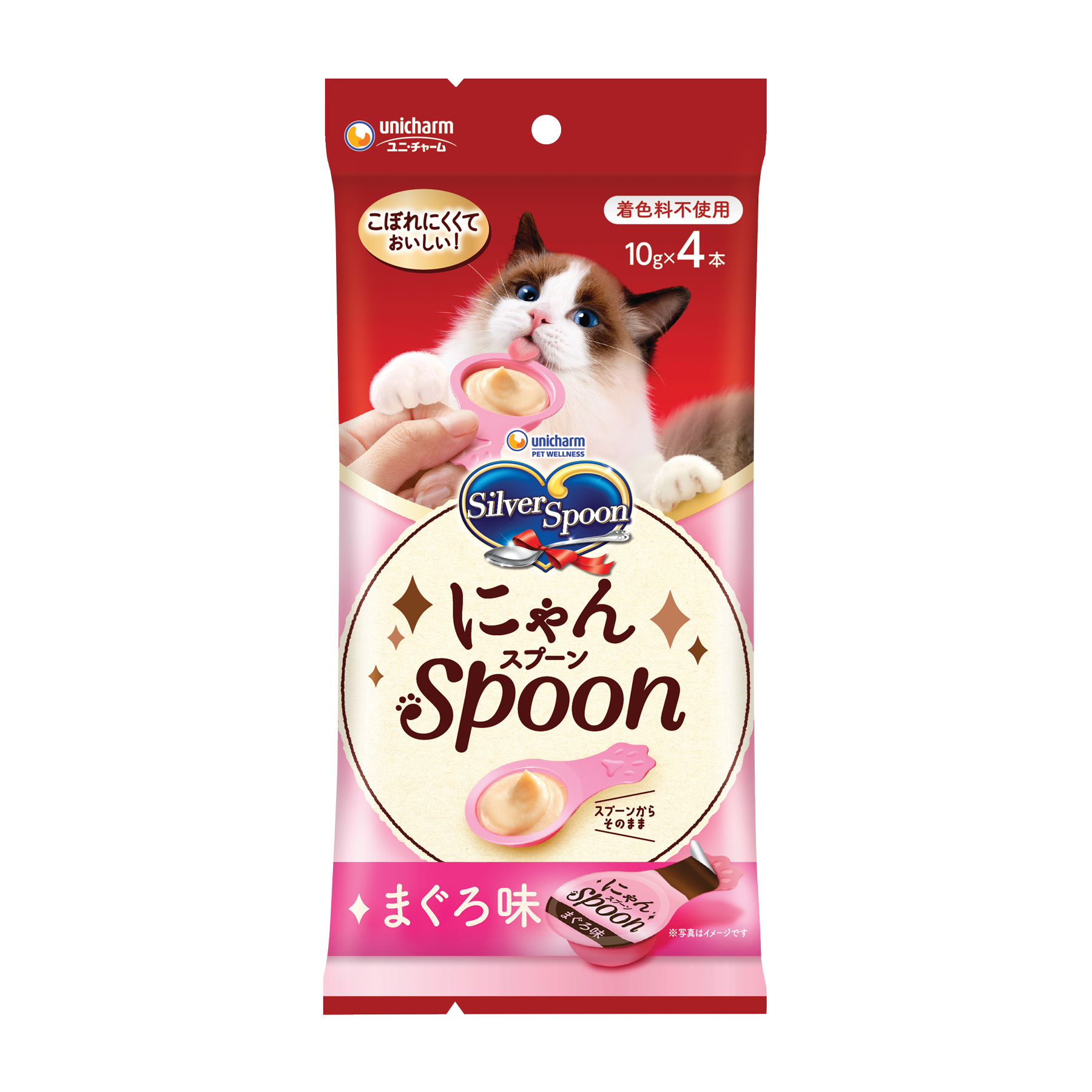 Unicharm Silver Spoon Tuna Wet Cat Treat 4pcs/pack