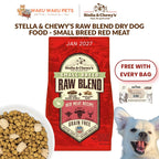 (BB 2027) Stella & Chewy's Raw Blend Red Meat Small Breed Grain Free Dry Dog Food 1.6kg 3.5lbs