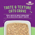 stella and chewy's carnivore cravings cat  food close up texture broth