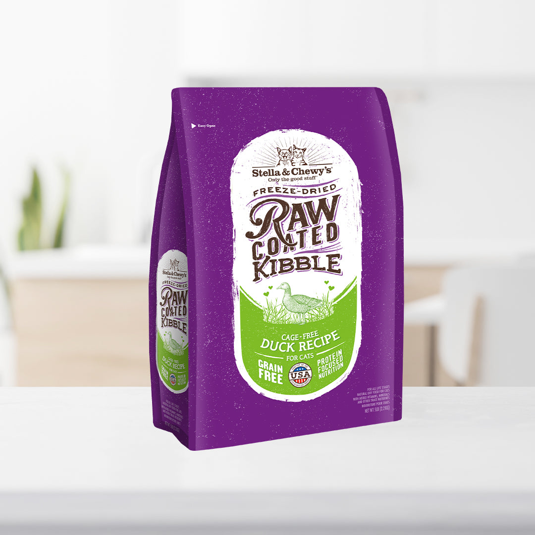 Stella & Chewy's Freeze Dried Raw Coated Kibbles for Cats 5 Recipes - 2 sizes