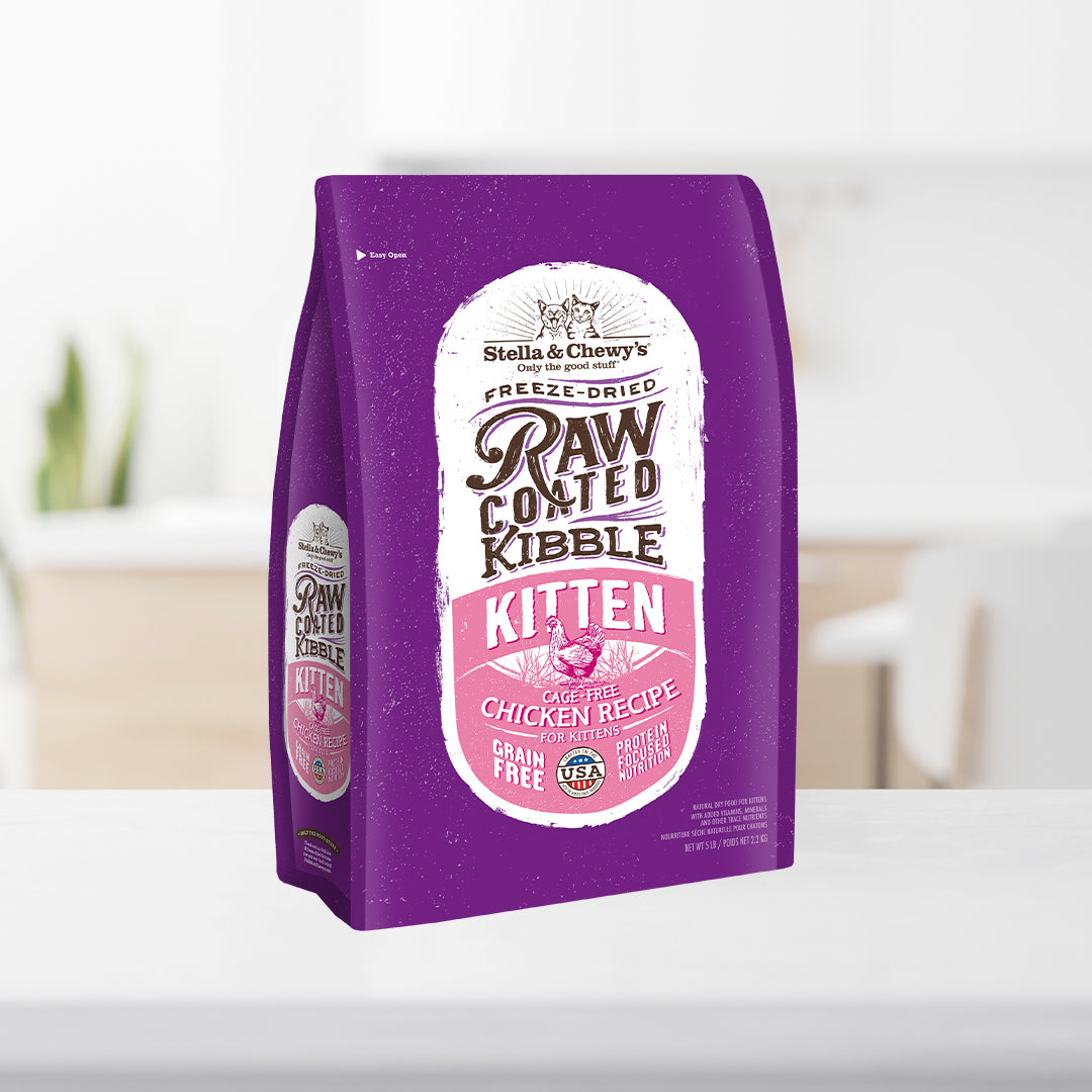 Stella & Chewy's Freeze Dried Raw Coated Kibbles for Cats 5 Recipes - 2 sizes