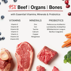 Stella & Chewy's Freeze Dried Raw Dinner Patties for Dogs 14oz - Remarkable Red Meat (Beef, Goat & Lamb)