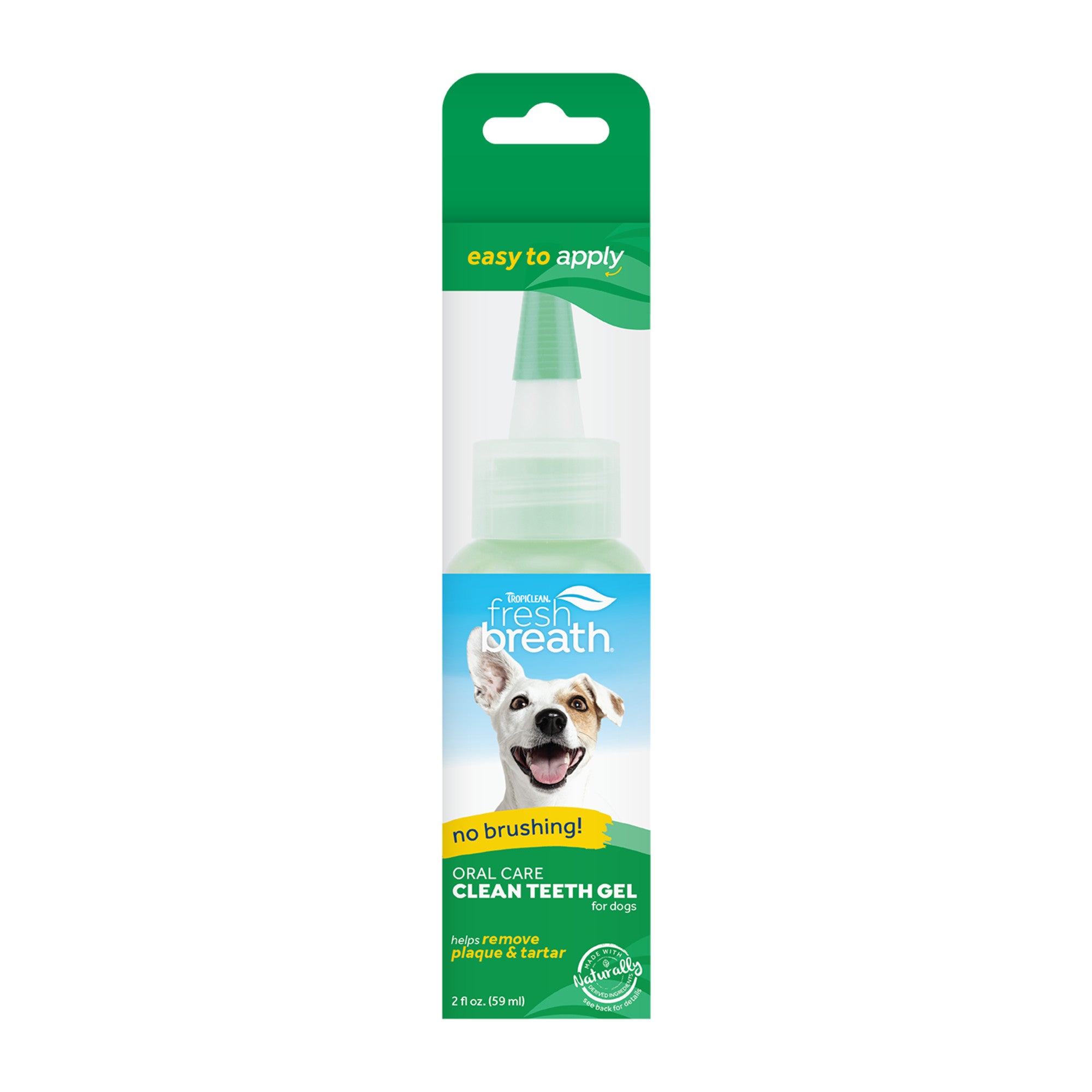 Tropiclean Fresh Breath Dog Clean Teeth Gel Oral Care 4oz 118ml