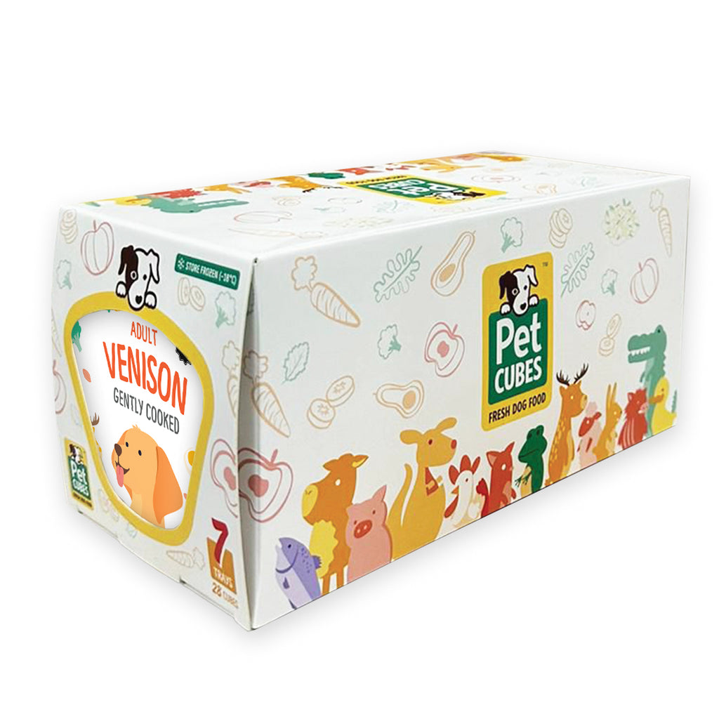 PetCubes Gently Cooked Dog Food - Venison 2.24 KG