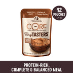 Bundle of 12 Wellness CORE Tiny Tasters Pate Chicken & Turkey Natural Grain-Free Wet Cat Food 50g
