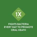 chew whimzees dental dog treat a day to fight bacteria everyday