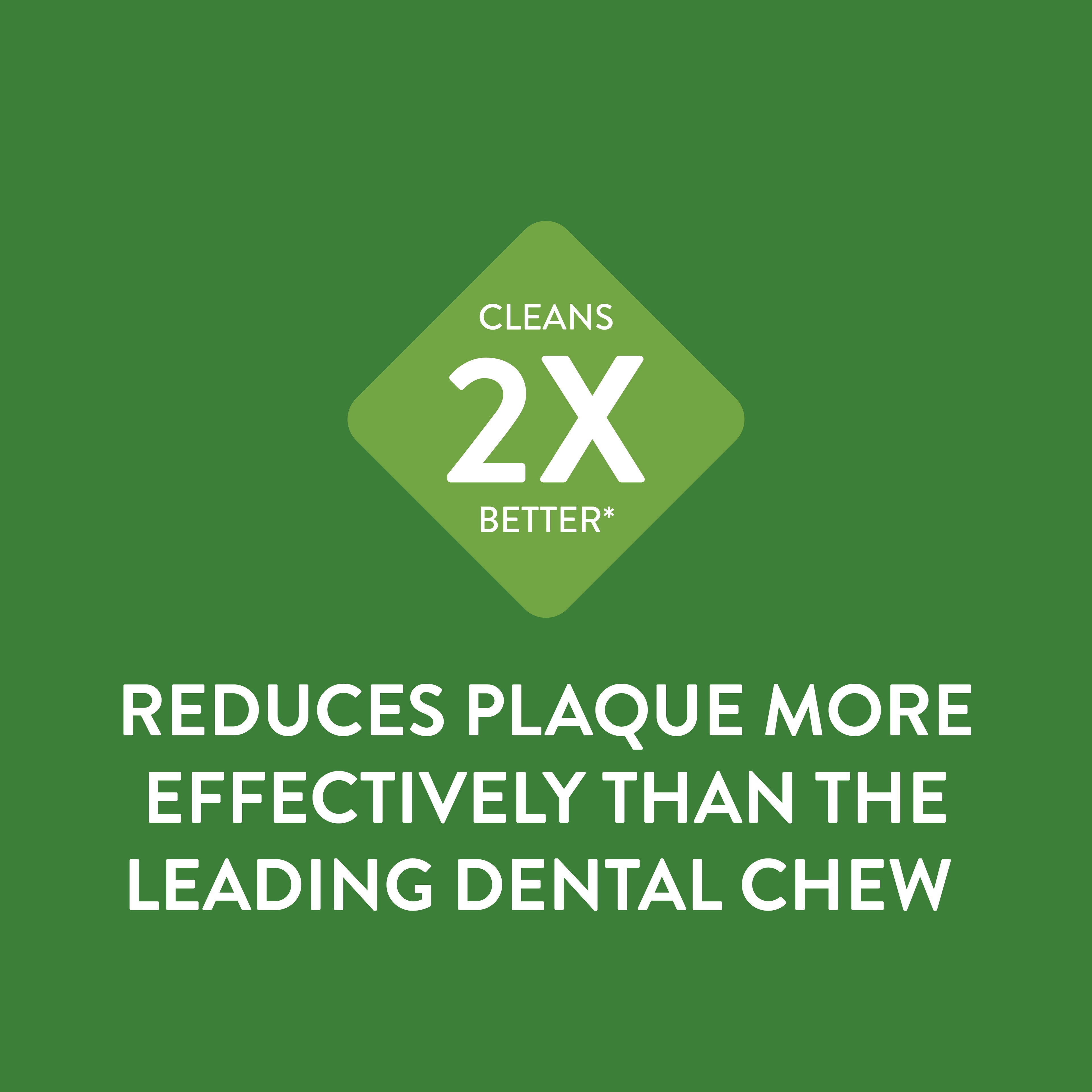 whimzees dog dental treat infographic