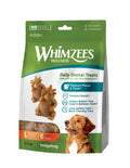 Whimzees Hedgehog Value Bag Dental Chews Natural Grain-Free Dental Dog Treats, Large, 6pcs