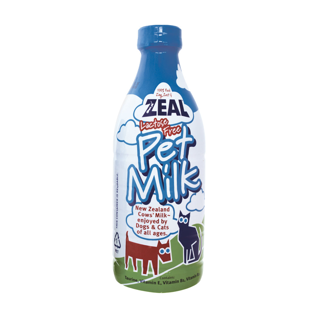 Zeal Lactose Free Pet Milk for Dog and Cat 1L - Waku Waku Pets. 