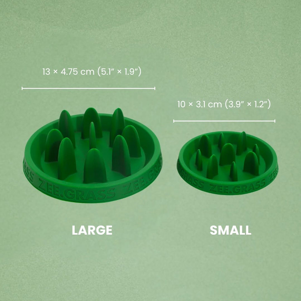 zee.dog Zee.Grass Slow Feeder Insert for Dog Bowl - 2 sizes