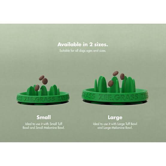zee.dog Zee.Grass Slow Feeder Insert for Dog Bowl - 2 sizes