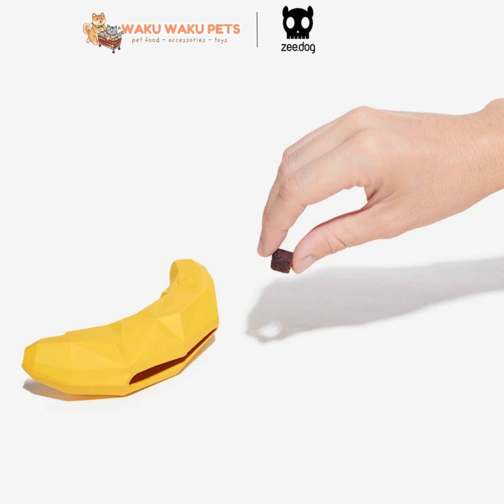 zee.dog Super Banana Dog Treat Dispenser